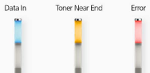 Lumière d’état des opérations surélevée