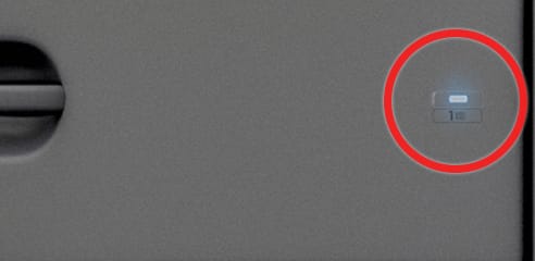 Indicateur de bac actif